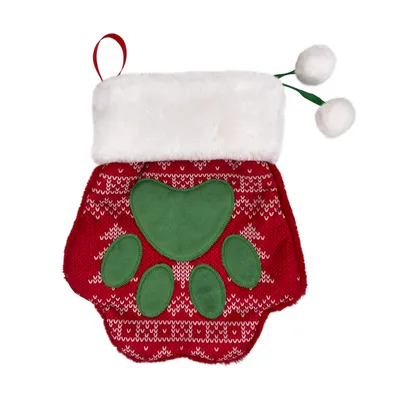 KONG Holiday Stocking Paw Meia de Natal